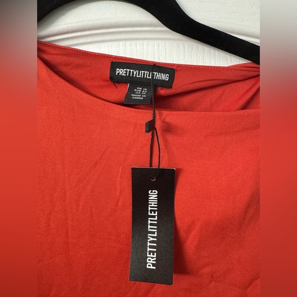 Pretty Little Thing Rust Ruched Cut Out Maxi Dress - Picture 7 of 16